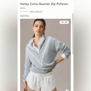 Varley Calva Quarter Zip Pullover